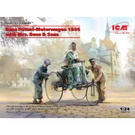   ICM Benz Patent-Motorwagen 1886 with Mrs. Benz & Sons 1:24 (24041)