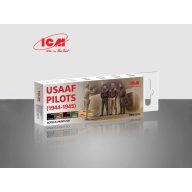   ICM Acrylic Paint Set for USAAF Pilots (1944-1945) 6 x12 ml  (3012)