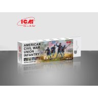   ICM Acrylic Paint Set for American Civil War 6 x12 ml  (3013)