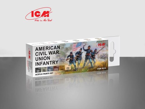 ICM Acrylic Paint Set for American Civil War 6 x12 ml  (3013)
