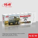 ICM Acrylic Paint Set for German military trucks 6 x 12 ml  (3017)