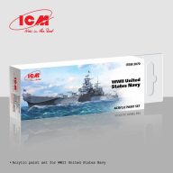   ICM Acrylic Paint Set for WWII United States Navy 6 x12 ml (3070)