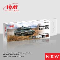 ICM Acrylic paint set for Leopard tanks (3073)