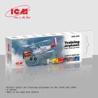   ICM Acrylic paint set Training airplanes of the 1930s and 1940s (3083)