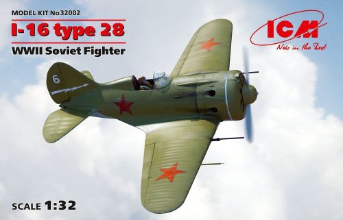 ICM I-16 type 28, WWII Soviet Fighter 1:32 (32002)
