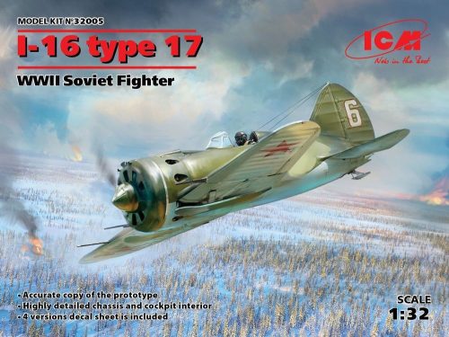 ICM I-16 type 17, WWII Soviet Fighter 1:32 (32005)