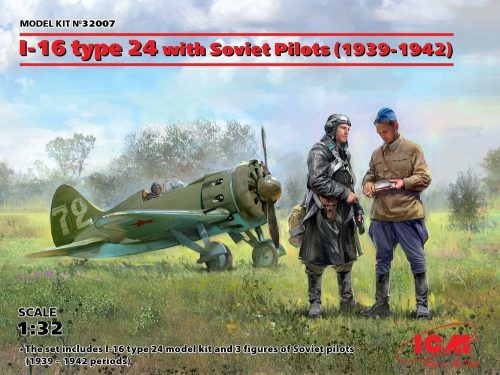 ICM I-16 type 24 with Soviet Pilots(1939-42) Limited 1:32 (32007)
