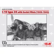   ICM I-16 type 24 with Soviet Pilots(1939-42) Limited 1:32 (32007)