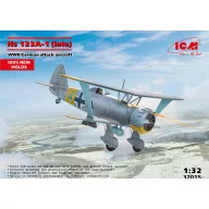   ICM Hs 123A-1 (late), WWII German attack aircraft (100% new molds) 1:32 (32015)