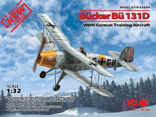 ICM Bücker Bü 131D,WWII German Training Aircraft(100% new molds) 1:32 (32030)
