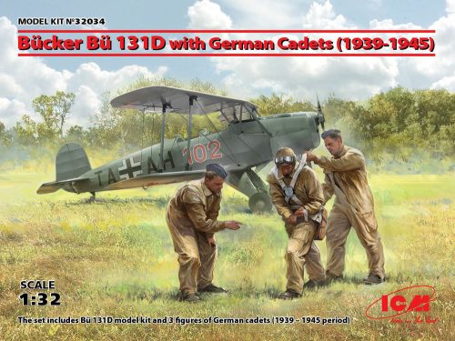 ICM Bücker Bü 131D w.German Cadets(1939-45) Limited 1:32 (32034)