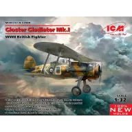 ICM Gloster Gladiator Mk.I,WWII British Figh 1:32 (32040)