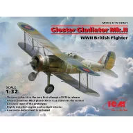   ICM Gloster Gladiator Mk.II, WWII British Fighter 1:32 (32041)