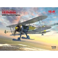 ICM J-8 Gladiator, WWII Swedish Fighter 1:32 (32044)