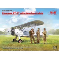 ICM Stearman PT-17 with American Cadets 1:32 (32051)