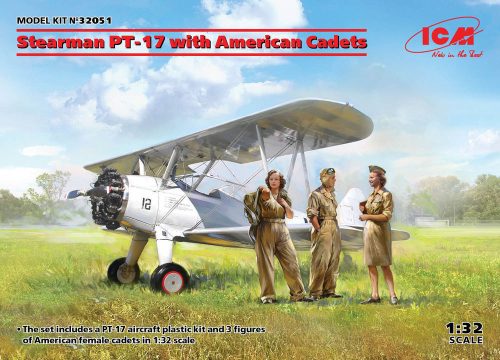 ICM Stearman PT-17 with American Cadets 1:32 (32051)