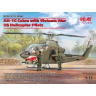   ICM AH-1G Cobra with Vietnam War US Helicopter Pilots 1:32 (32062)