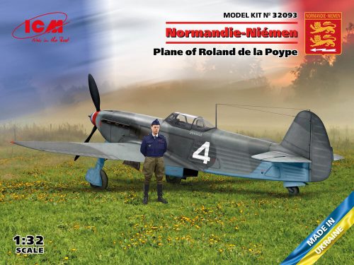 ICM Normandie-Niemen. Plane of Roland de la Poype(Yak-9T w.Roland de la Poype figure 1:32 (32093)