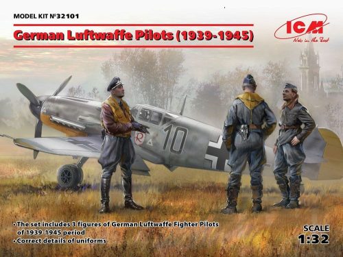 ICM German Luftwafe Pilots(1939-1945)(3 Figu 1:32 (32101)
