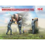   ICM WWII British Ground Personnel(1939-1945)(3 figures) 1:32 (32107)