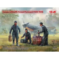   ICM German Luftwaffe Ground Personnel(1939-1945)(3 figures) 1:32 (32109)