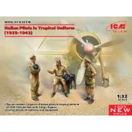   ICM Italian Pilots in Tropical Uniform (1939-1943) ( 1:32 (32110)