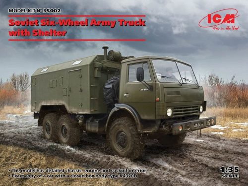 ICM Soviet Six-Wheel Army Truck with Shelter 1:35 (35002)