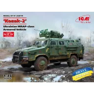   ICM Kozak-2, Ukrainian MRAP-class Armored Vehicle (100% new molds) 1:35 (35014)