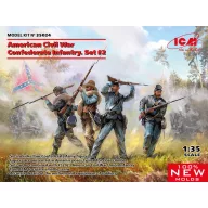  ICM American Civil War Confederate Infantry.Set #2 (100% new molds) 1:35 (35024)