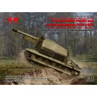   ICM 10.5cm leFH 16(Sf)auf Geschutzwagen FCM36(f),WWII German self-propelled howitzer 1:35 (35340)