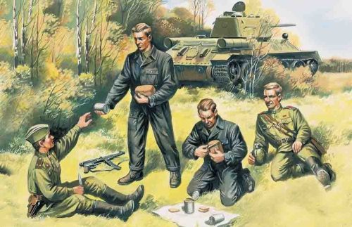 ICM Russische Panzer Besatzung 1943-1945 1:35 (35351)