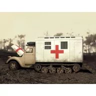   ICM V3000S/SS m Maultier with Shelter,WWII German Truck 1:35 (35414)