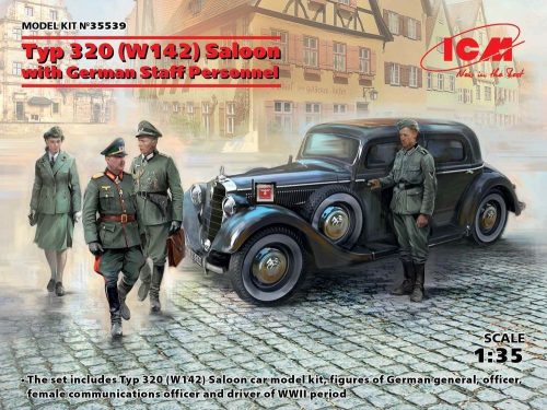 ICM Typ 320 (W142) Saloon with German Staff Personnel, Limited 1:35 (35539)