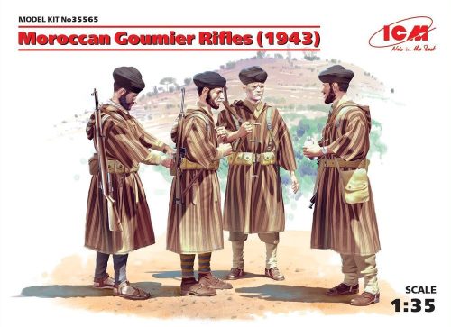 ICM Moroccan Goumier Rifles(1943)(4figures) 1:35 (35565)