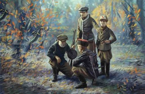 ICM WWII Soviet Partisans (4 figures) 1:35 (35631)