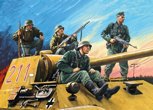 ICM German Tank Riders (1942-1945)(4Figures) 1:35 (35634)