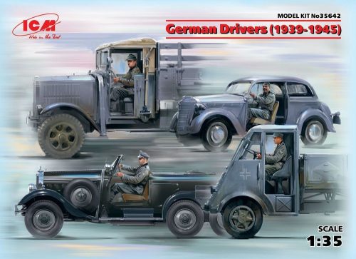 ICM German Drivers(1939-1945)(4 Figures) 1:35 (35642)