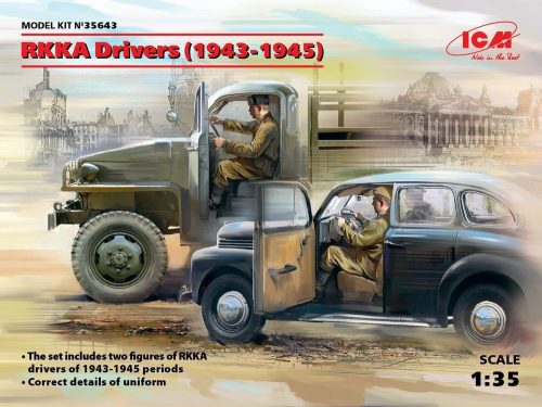 ICM RKKA Drivers(1943-1945)(2 Figures) 1:35 (35643)