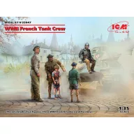 ICM WWII French Tank Crew (4 figures) 1:35 (35647)