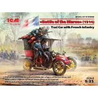   ICM Battle of the Marne(1914),Taxi car wit French Infantry 1:35 (35660)