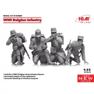 ICM WWI Belgian Infantry (100% new molds) 1:35 (35680)