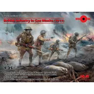ICM British Infantry in Gas Masks(1917)4 Figu 1:35 (35703)