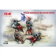 ICM French Infantry on the march(1914)4Figur 1:35 (35705)