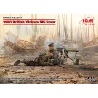   ICM WWI British Vickers MG Crew(Vickers MG & 2figures) 1:35 (35713)