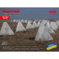   ICM 'Dragon's teeth', Anti-tank Obstacles (100% new molds) 1:35 (35746)