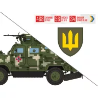   ICM Chevrons of Personnel and Camouflage of Military Vehicles of the Ukrainian Army 1:35 (35748)