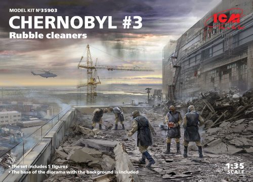 ICM Chernobyl3. Rubble cleaners (5 figures) 1:35 (35903)