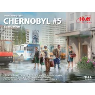   ICM Chernobyl#5. Extraction (4 adults, 1 child and luggage) (100% new molds) 1:35 (35905)