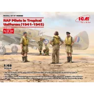   ICM RAF Pilots in Tropical Uniforms (1941-1945) (100% new molds) 1:48 (48080)