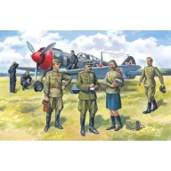 ICM Sowjetische Piloten & Bodenpersonal 1943-45 1:48 (48084)